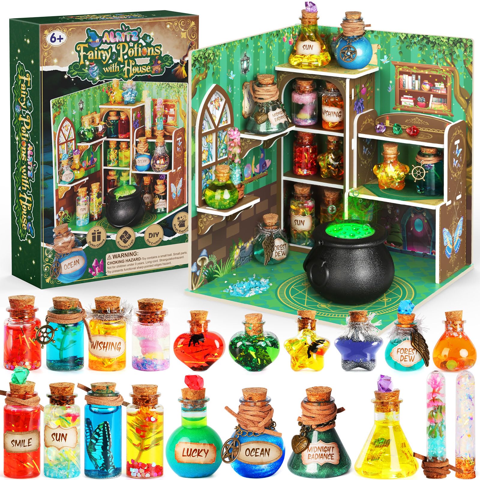Amazon.com: Alritz Potion Kits with Fairy House for Boys Girls